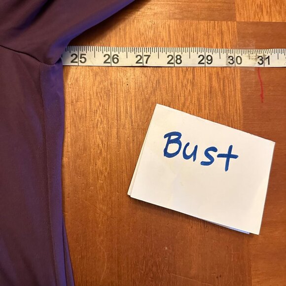 Antthony Originals Purple Swing dress plus size stretch knit tunic 1X - Picture 3 of 5